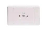 Dynalink P5968 USB C Wallplate with USB C Socket Flylead Designed in Australia