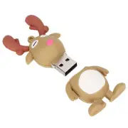 (2G) Christmas Elk USB Flash Drive 2GB-128GB Storage Thumb Fit