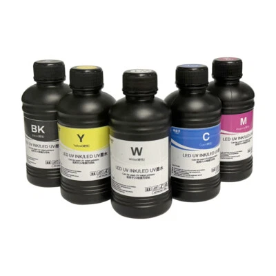 5*250ml UV Printer Ink Refill for EPSON 1390 1800 XP600 L800 A3 A4 A5 UV Printer