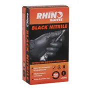 Rhino Gloves Nitrile Large Disposable Gloves - 100 Pack