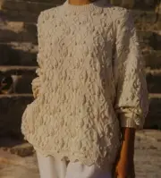 Hayfield Knitting Pattern 4371 Cabled 4 Ply Sweater 30-40"