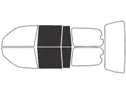 Avery Dennison NR Nano Ceramic IR Window Tint Kit Compatible with Lexus Lx 1998
