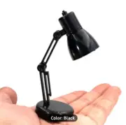 Miniature Book Light Desk Lamp Wall Light Mini LED Desk Lamp BLACK