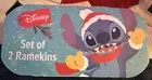 Disney Stitch Christmas Holiday Ramekins Set Of Two Brand New In Box