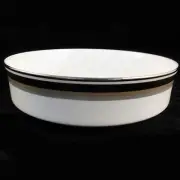 NOIR A4102 Mikasa Bone China OPEN VEGETABLE 9" diameter made in Narumi-Japan