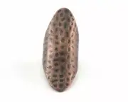 Ring Hammered Adjustable Ring Antique Copper Brass 7US size Fashion Jewelry