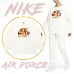 NIKE 長袖上衣 NSW STYLE SWEATSHIRTS 女款 白 AF1 40週年 大學T 寬鬆 休閒 FB7651-133