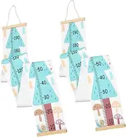 GARVALON 2pcs Simple Height Ruler Height Tracker Gauge Growth Chart for Wall Measurement Height Height Measurement for Wall Height Wall Chart