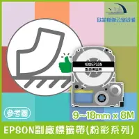 在飛比找樂天市場購物網優惠-EPSON副廠標籤帶(粉彩系列) 9~12mm x 8M 相