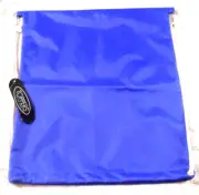 Toppers Blue Shoulder Pack Nylon Waterproof backing Unisex 16" X 19.5" New