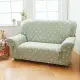 格藍傢飾-雪花甜心涼感彈性沙發套1+2+3人座-抹茶綠