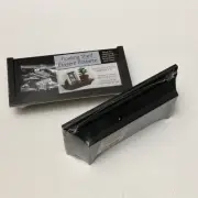 2 New Small Black Floating PVC Shelf 8.6 L x 4 D Holds 5lbs Shelves