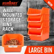 ️ 4Pc Parts Storage Bins Tool Organizer Rack Box Workshop Tray With AU Stoc
