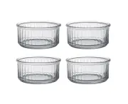 Duralex Set of 4 Clear Ramekins, 10cm