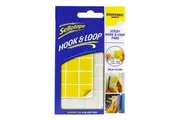 Sellotape Sticky Hook & Loop Pads Removable 20mm 24 Pack