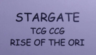 STARGATE RISE THE ORI TCG CCG Replicator Lander, Vanguard 233