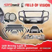 Armor Bullbar Skid Plate Lights Side Steps for Nissan Navara NP300 D23 15-20