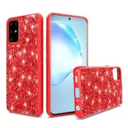 GSA Slim Glitter Bling Case for Samsung Galaxy S20 Plus - Red