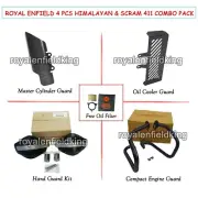 Genuine ROYAL ENFIELD 4 PCS "Himalayan & Scram 411" Accessories Combo -2 (for: Royal Enfield)