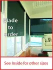 Sunscreen roller blind 1500W x 1800mmD various colours