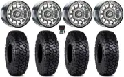 Sedona Sano Bdlk 15x7 Wheels Ct 30" Intersect Tires Can-Am Defender