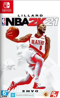 在飛比找樂天市場購物網優惠-美琪 任天堂Switch遊戲卡 Ns NBA2K21 美國職