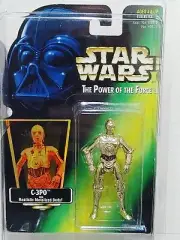 Star Wars Kenner Potf2 C-3PO Hologram Action Figure ~ Misp