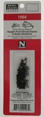 Micro Trains N Scale Hopper Foot Stirrup Braces and Brake Hardware ~ 49965935