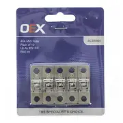 New OEX 41mm Copper Tin Plated 40A Midi Fuse Bolt On - Pack of 10 ACX6504