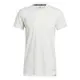 Adidas Studio Tech 男裝 短袖 T恤 慢跑 訓練 吸濕排汗 前短後長 白 GL0446