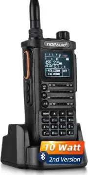 TD-H8 Waterproof 10W Ham Radio with Wireless Programming & Repeater Access