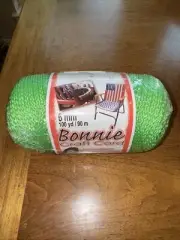 Green Bonnie Macrame Craft Cord 6mm x 100yd/90 meters Brand New Unopened Package