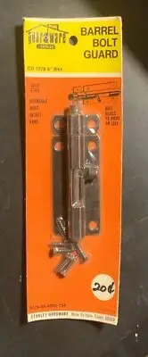 Guardware Stanley Barrel Bolt Guard 4” NIP