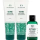 【THE BODY SHOP】茶樹泡沫潔面囤貨組(茶樹淨膚深層泡沫潔面乳125ml*2+調理水60ml*1)