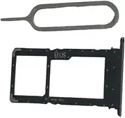 zhxchzhi OEM SIM Card Tray SD crad Tray Holder solt+pin Compatible with Nokia G50 TA-1390 Parts Black
