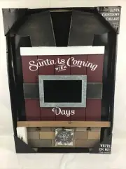 MCS Industries Santa Countdown Collage W/Writable Chalk Hanging Frame 24×17 NEW