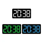 LED Clock Large Screen Wall Clock with Date/Temperature Display Bedroom Alarm