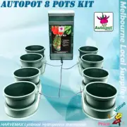 AutoPot 8 Pots Kit Hydroponics AUTO Feed 35L Gravity Tank Grow System