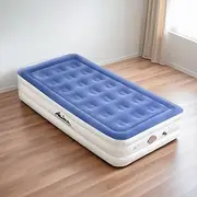 WEISSHORN Air Mattress Inflatable Bed with Built-in Pump Single Cube 46Cm