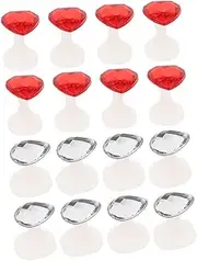 Healeved Toenail Dividers Toe Spreader 16pcs Silicone Toe Separators for Women Pedicure Supplies Nail Polish Guards Reusable Comfortable