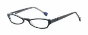 R.E.M. Ink Keyline Designer Reading Glasses in Black ; +1.00