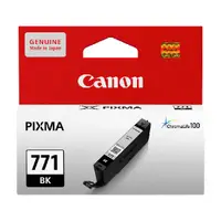在飛比找陽信商店街優惠-Canon CLI-771 BK 原廠黑色標準墨水匣 適用 