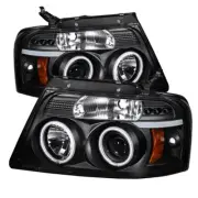 Spyder for Ford for F150 04-08 Projector Headlights Version 2 CCFL Halo LED Blk (for: Ford)