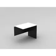 OM RETURN W1200 x D600 x H720mm White/ Charcoal