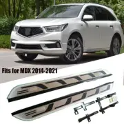2Pcs Side Step Runing Board Aluminum Protect Bar Fits For Acura MDX 2104-2021