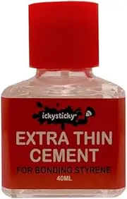 [Ickysticky] Extra Thin Cement 40ml for Styrene for Styrene Model Kits Tamiya Kits