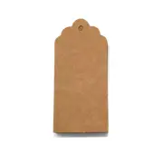 25 X Kraft Tags Brown Diy Paper Gift Tag Without Twine