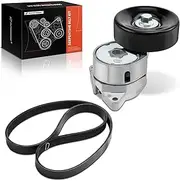 A-Premium Serpentine Belt Kit Replacement for Acura MDX 2001-2002 Honda Odyssey 1999-2001 Pilot 2003-2004, 3.5L V6 Gas SOHC