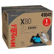 Wypall Powerclean X80 Cloths Heavy Duty Wipes (41041), Brag Box, Extended Use To