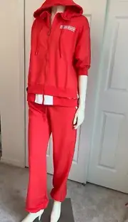 2-Piece Tracksuit Outfit Pants and Hooded Jacket for Every Day SOGO SIZE S;M;L